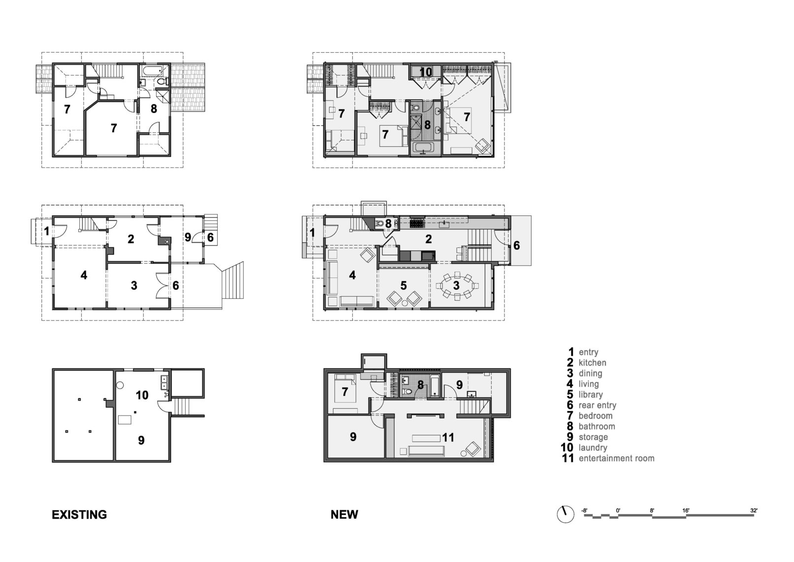 Seattle remodel floor plans