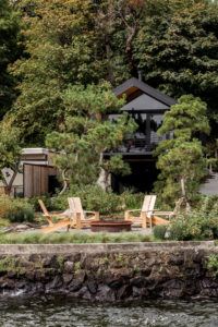 Seattle boathouse exterior